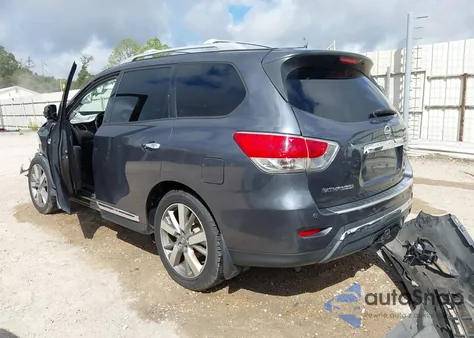 2014 Nissan Pathfinder Platinum from USA, damaged, VIN 5N1AR2MM1EC606542